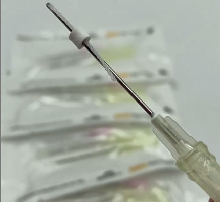 팔자주름 및 관자놀이 충전물을 위한 캐뉼러 바늘 흡수성 PDO 실